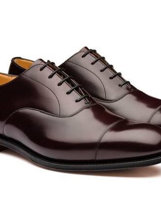 Scarpa elegante nera stringata Church's oxford ori