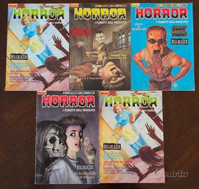 Horror I Fumetti dell'insolito Comic Art 5 Numeri