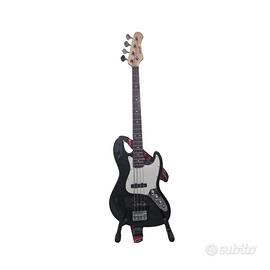 BASSO 4 CORDE STAGG CON BORSA E TRACOLLA FENDER