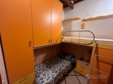 Cameretta due letti ad angolo