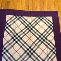 foulard burberry di seta viola