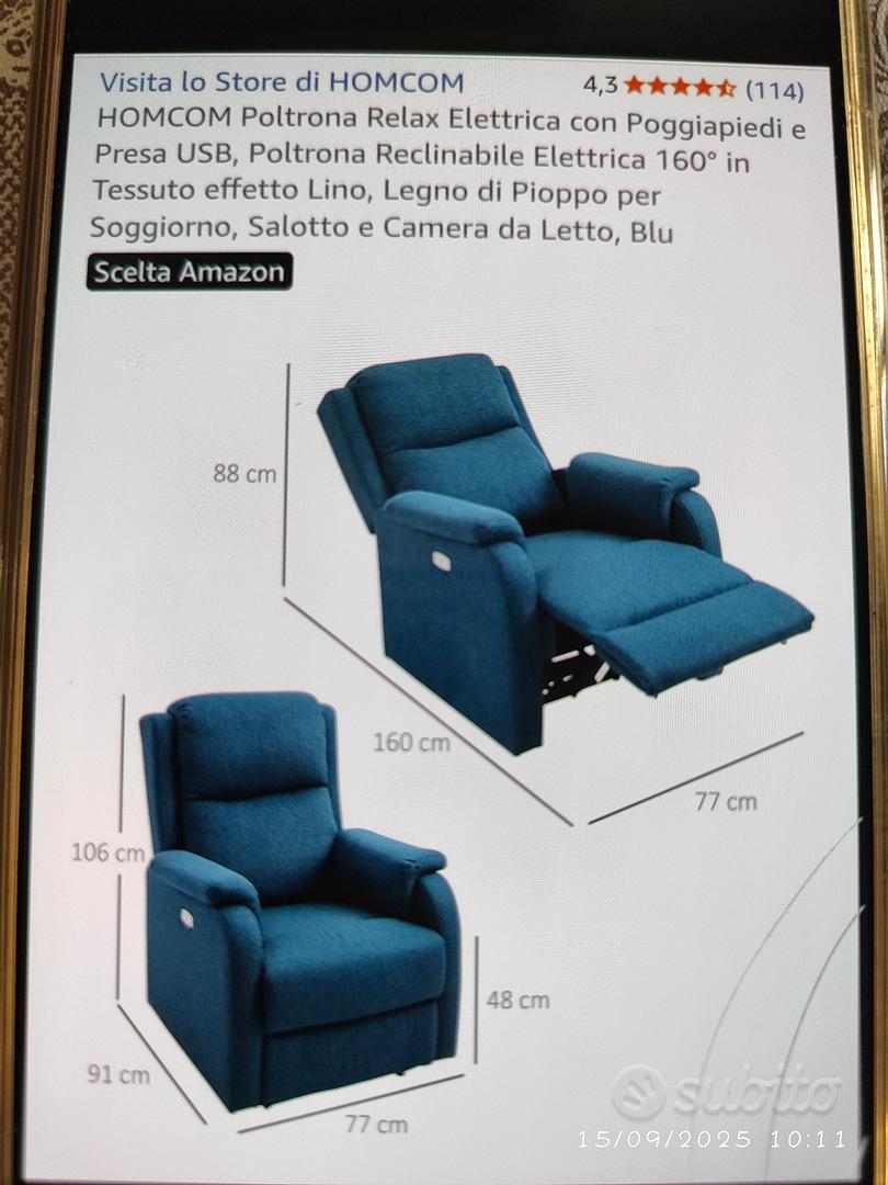 Poltrona Relax Elettrica Arredamento e Casalinghi In vendita a