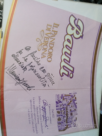 Quadretto con dedica Sig. Bauli