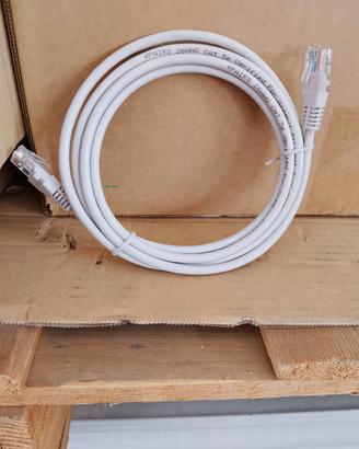 Cavo ethernet cat. 5e LAN lunghezza 2mt. metri, 2.