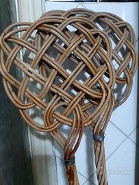 battipanni tappeto in bambù vimini