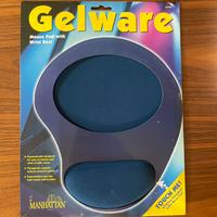 Gelware mouse pad con gel poggiapolso Blu