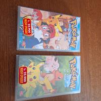 Lotto 2 VHS Pokémon 1999 SIGILLATE - NIB