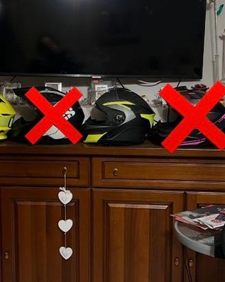Casco motocross, integrale e modulare