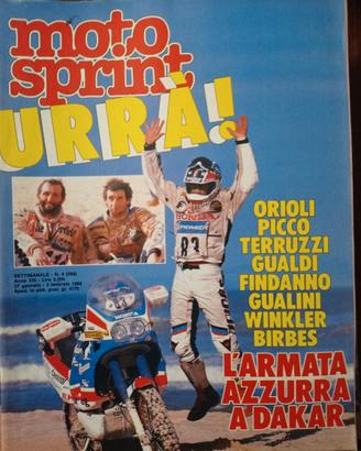 Rivista MOTOSPRINT numero 4 del 1988