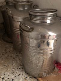 Contenitori acciaio inox per olio