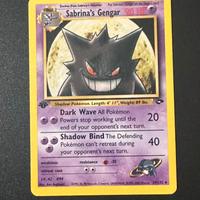 Pokemon Sabrina’s Gengar 1st Edition Gym Challenge