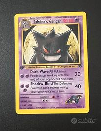 Pokemon Sabrina’s Gengar 1st Edition Gym Challenge