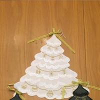 Addobbi natalizi per vetri o centrini