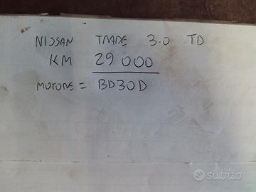 RICAMBI NISSAN TRADE COME DA IN FOTO