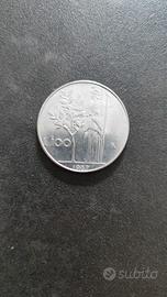 Moneta storica 100 lire 1987