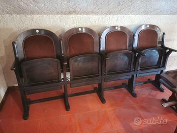 sedie antiche teatro anni 20