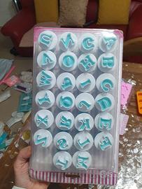 LETTERE e NUMERI per Biscotti e Pasta da Zucchero