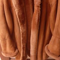 montone shearling reversibile con cappuccio  