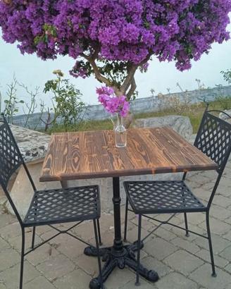 Nuovo Tavolino 80x80 da cucina giardino terrazza