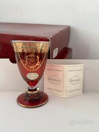 Set bicchieri 18 pezzi ROTONDO ORO 24K