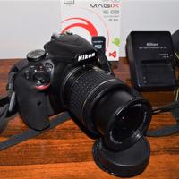 Nikon D3400 reflex 24MP + 18-55 VR sd32