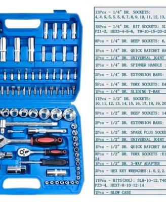 Set di utensili manuali 108 Pcs
