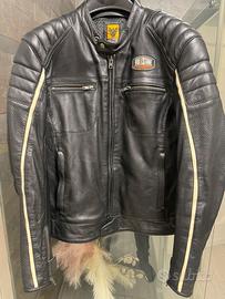 Giacca Pelle Bullstone tg 52 uomo