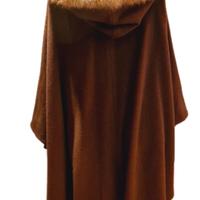 Luisa Spagnoli. cappotto/mantella con cappuccio