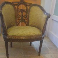 POLTRONA DOPPIA INTARSIATA