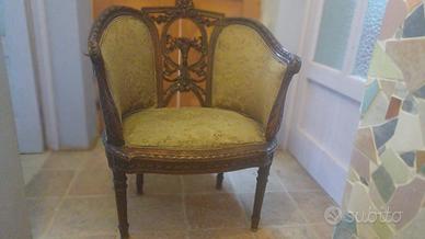 POLTRONA DOPPIA INTARSIATA