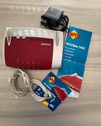 Modem router Fritz Box 7430