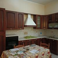 Cucina in arte povera.