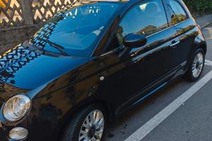 FIAT 500 NERA CON TETTO APRIBILE