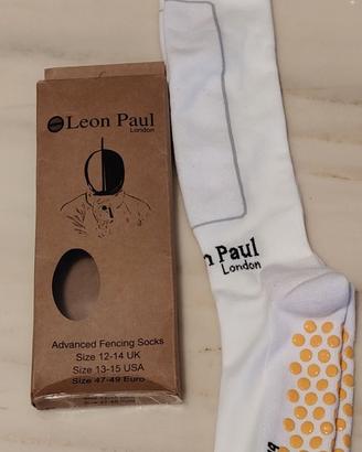 SCHERMA LEON PAUL CALZINI SPADA FIORETTO SCIABOLA