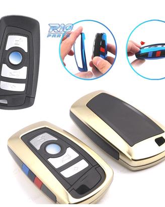 CUSTODIA COVER CHIAVE BMW QUADRATA IN ORO