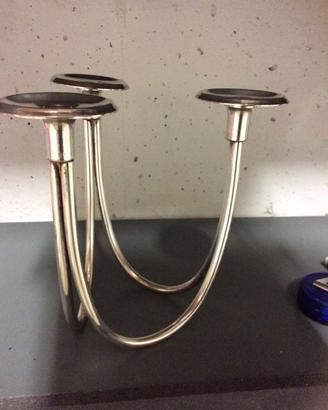 Candelabro placato argento