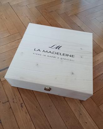 cassa in legno per vini