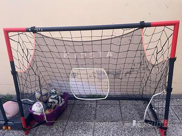 Porta da calcio Kipsta con rete aggiuntiva