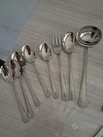 set  posate acciaio inox