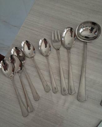 set  posate acciaio inox