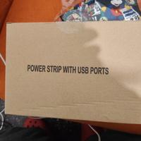 Power strip with USB ports