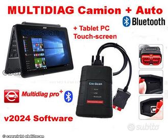 Diagnosi Auto Professionale Multimarca 2025 Tablet