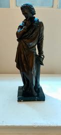 scultura in bronzo Beethoven 
