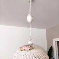 Lampadario shabby chic 