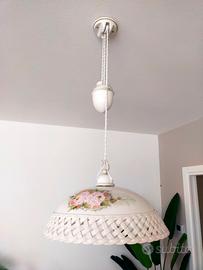 Lampadario shabby chic 