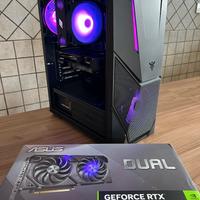 Pc Gaming Asus Rtx 4060 OC Garanzia 2 anni