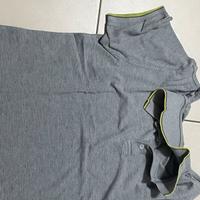 Polo mezza manica grigia