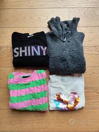 Lotto abbigliamento bambina 5/6 anni 116 cm