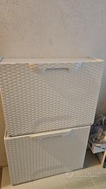 Scarpiere modulari in plastica N°2 pezzi