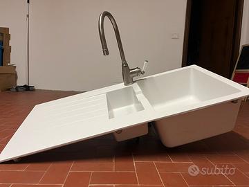 Lavello cucina Ikea bianco